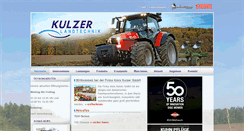 Desktop Screenshot of kulzer-landtechnik.de