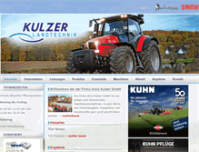 Tablet Screenshot of kulzer-landtechnik.de